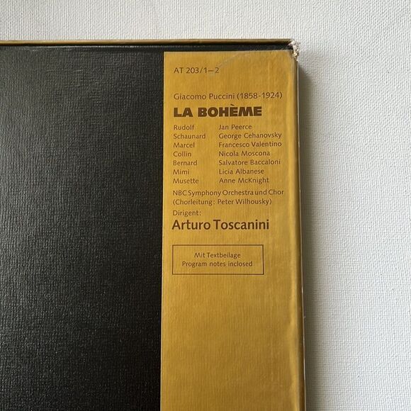 Giacomo Puccini LA BOHÈME TOSCANINI EDITION 1867-1956 RCA Vinyl Records - Picture 2 of 15